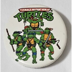 Teenage Mutant Ninja Turtles 2011 Pins, Lot Of 5, 1.5 Inches Great Shape